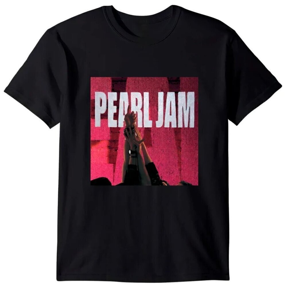Pel Jam Rock Band Graphic T-Shirt Music Fan Gift Concert Merch Casual Streetwear